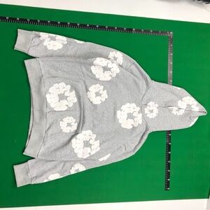 Grey denim tears hoodie